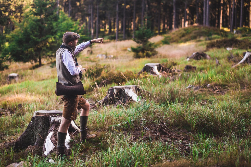 Sitzfilz "Jägerkombi" mit Muff