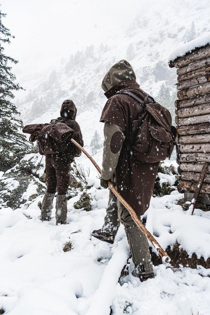 Wetterfleck "Mini" Loden-Poncho