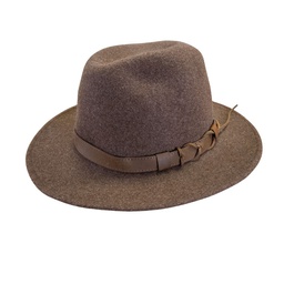 Brown Loden Hat - Size  61
